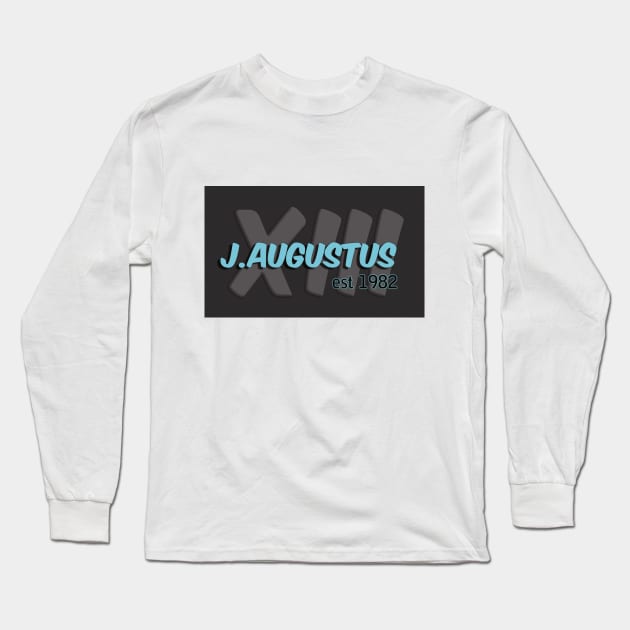 JAugustus Official Logo Business Card Front Long Sleeve T-Shirt by J. Augustus